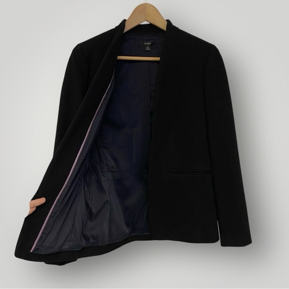 J. Crew Going-out blazer in stretch twill Black Sz 4 Tall - Picture 15 of 15